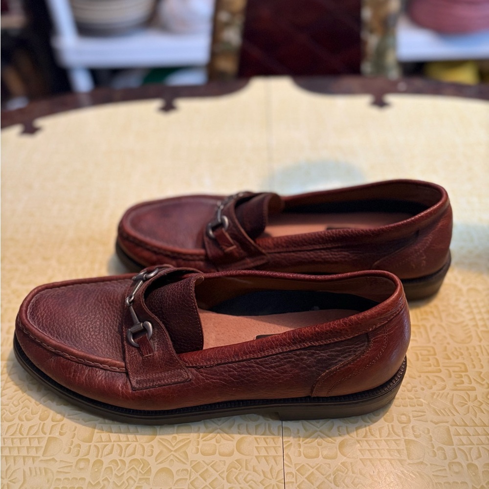 Vintage Brown Leather Loafers - Picture 2 of 10